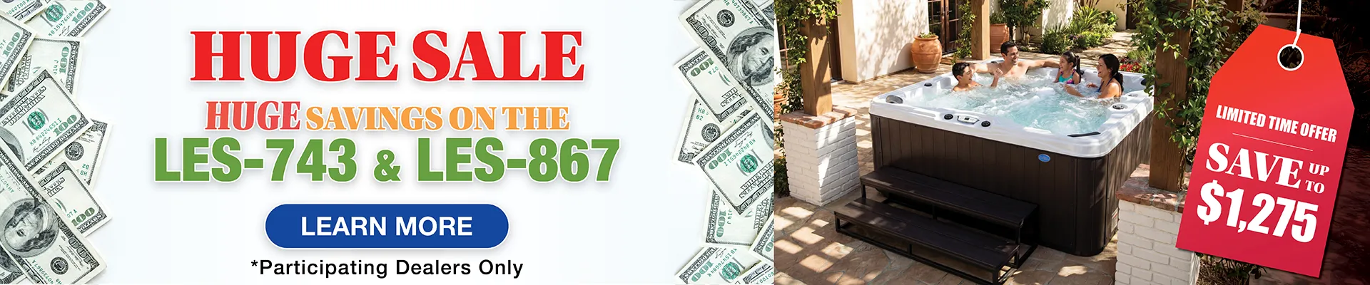 Calspas hot tub being used in a family setting - Anaheim